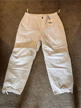 Target Women’s White Cargo Pants with Utility Pockets